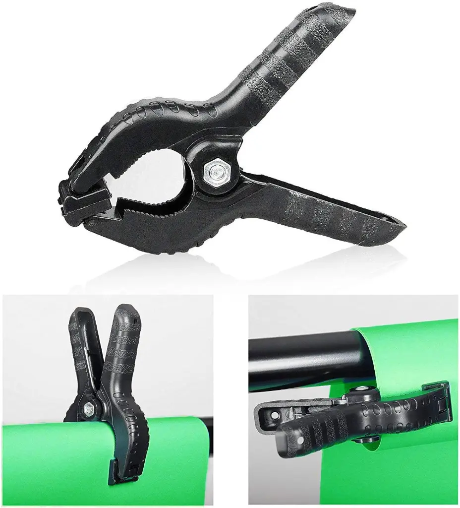 3Photo Video Studio 10 x 8.5ft Stand with Muslin Backdrop Green-White-Black-6.webp