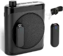 Wireless Portable Voice Amplifier with 2 Wireless Microphones