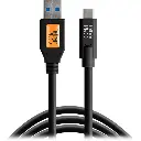 USB Type-C Male to USB 3.0 Type-A Male Cable (15', Black)